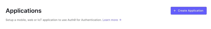 create-application-auth0