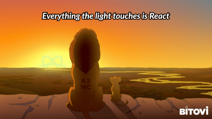 everything the light touches is react