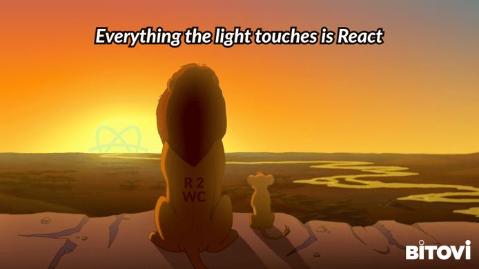 everything the light touches is react