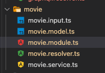 movie feature folder structure