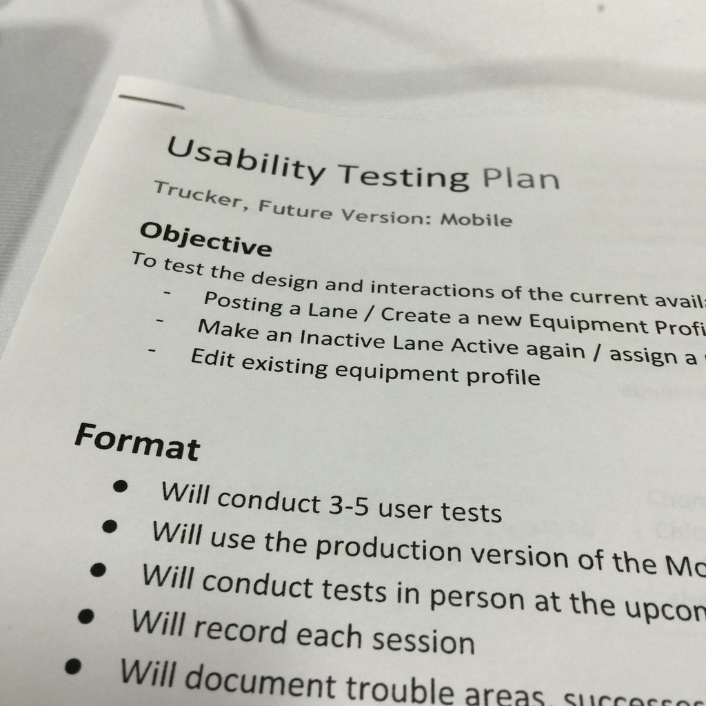 Develop a plan when conducting your usability testing