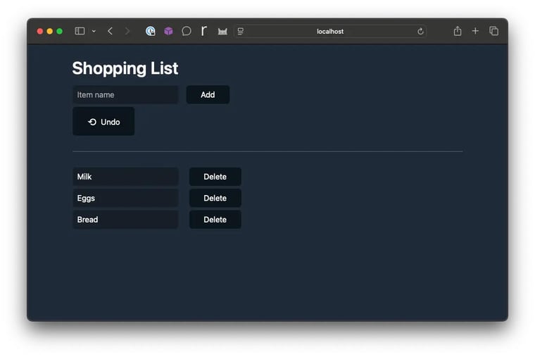 usereducer-shopping-list