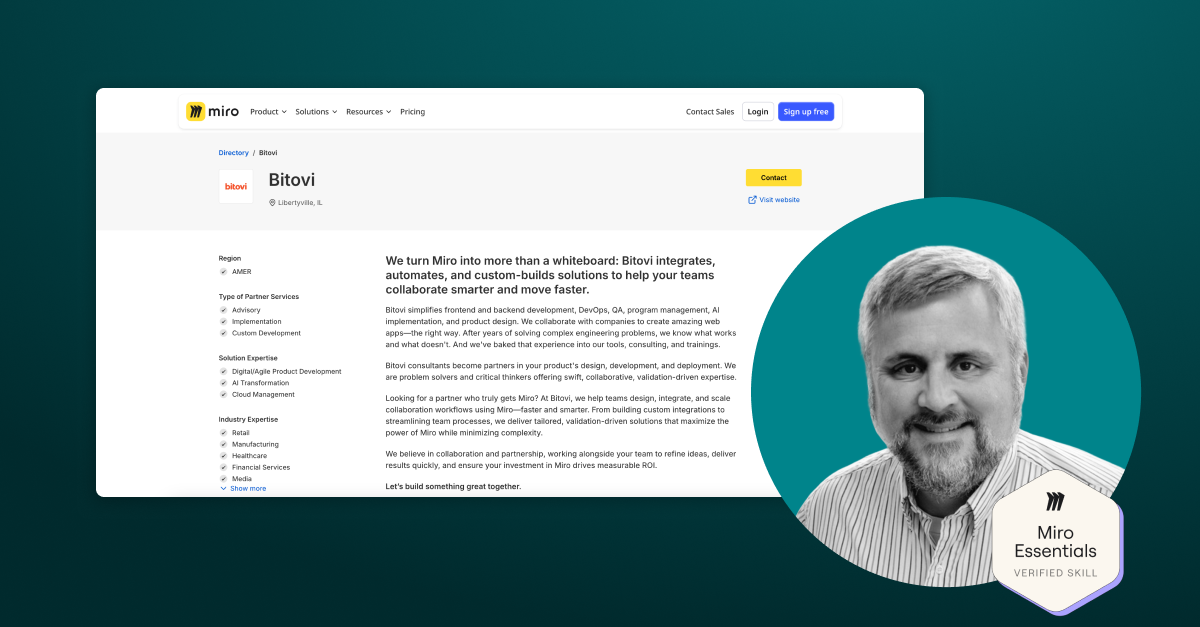 Bitovi & Miro: Collaboration, Supercharged