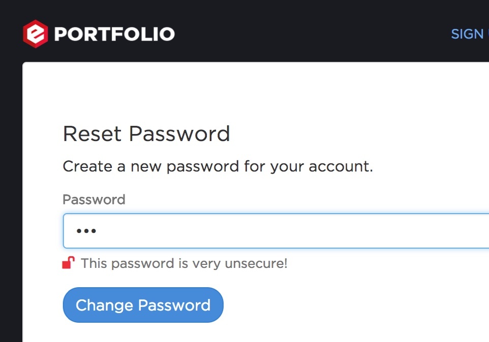 Reset Password